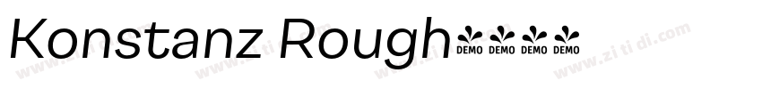 Konstanz Rough字体转换